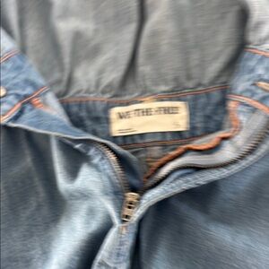 Blue Denim romper. Free people